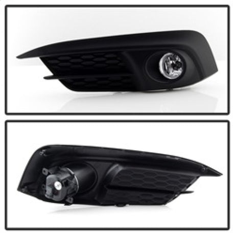 Feu antibrouillard OEM Spyder Honda Civic 2016-2017 2 portes/coupé avec interrupteur - Transparent FL-HC2016-2D-C
