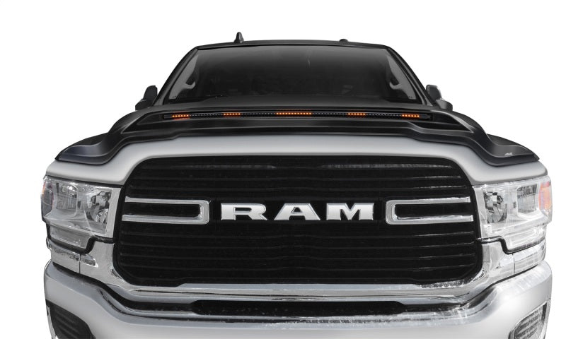 AVS 20-23 RAM 2500/3500 Aeroskin LightShield Pro Color-Match Hood Protector - Dmnd Blk Crys. Pearl