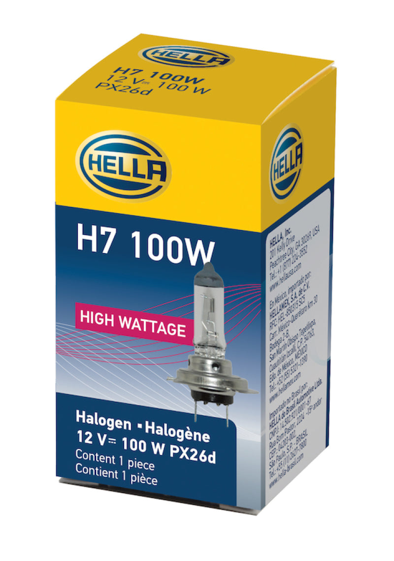 Hella High Wattage Bulb H7 12V 100W PX26d T4.6