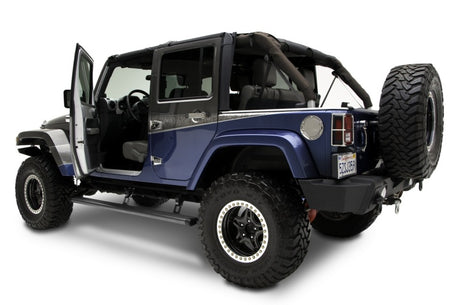 Marchepieds PowerStep 4 portes AMP Research 2007-2017 Jeep Wrangler JK - Noir