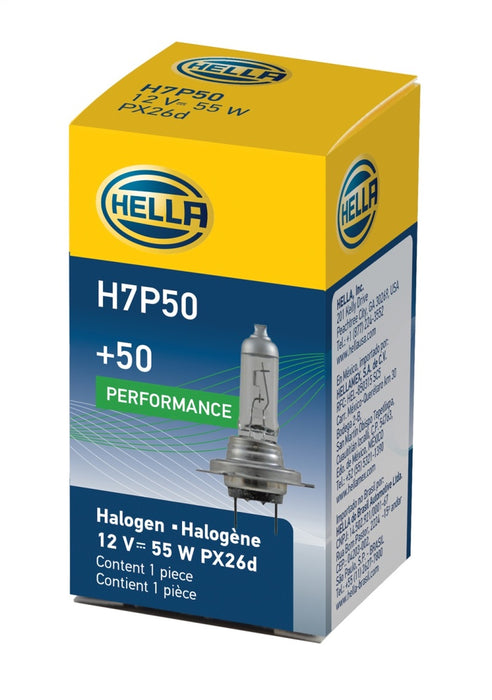 Ampoule Hella H7 12V 55W Px26D T4625 +50