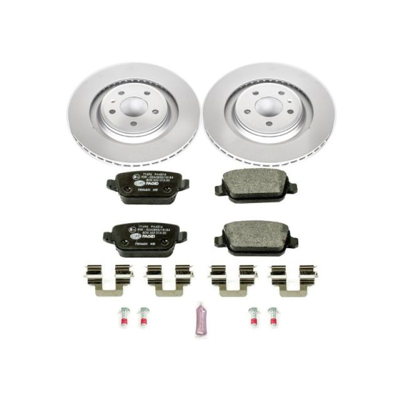 Power Stop 07-11 Volvo S80 Rear Euro-Stop Brake Kit