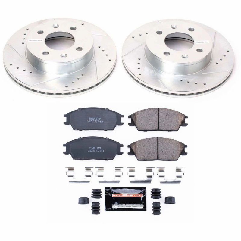 Kit de freins sport Power Stop 03-05 Hyundai Accent Z23 Evolution avant