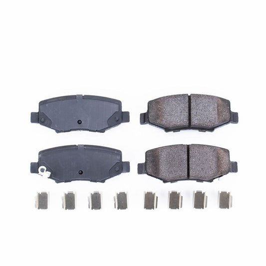 Power Stop 07-11 Dodge Nitro Rear Z17 Evolution Ceramic Brake Pads w/Hardware