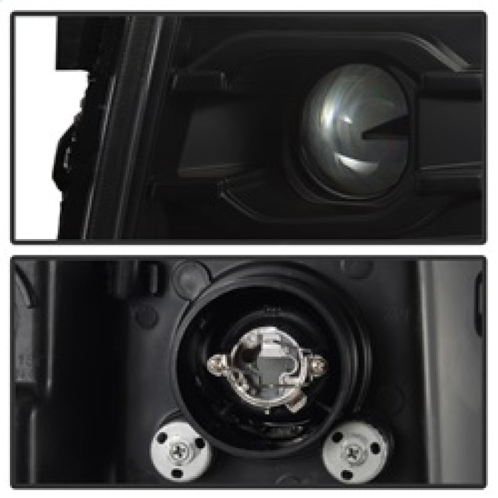 Phares de projecteur Spyder Chevy Silverado 1500 07-13 Version 3 - Noir PRO-YD-CS07V3-LBDRL-BK