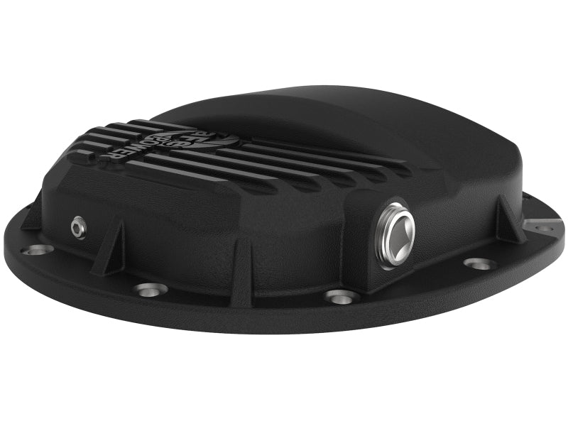 aFe Power Pro Series AAM 9.5/9.76 Rear Diff Cover Black w/Mach Fins 14-19 GM Silverado/Sierra 1500