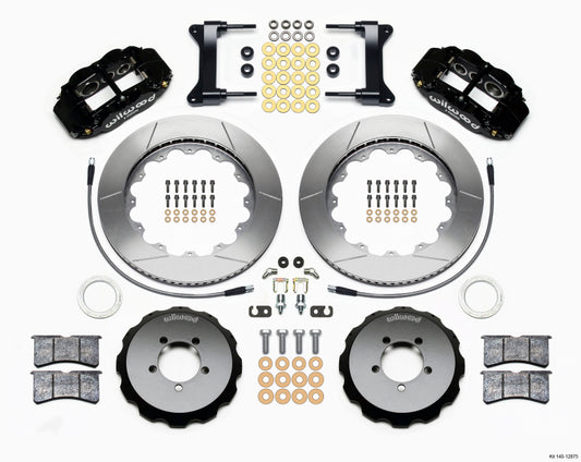 Wilwood Narrow Superlite 6R Front Hat Kit 14.00in 1999-2012 Subaru WRX w/Lines