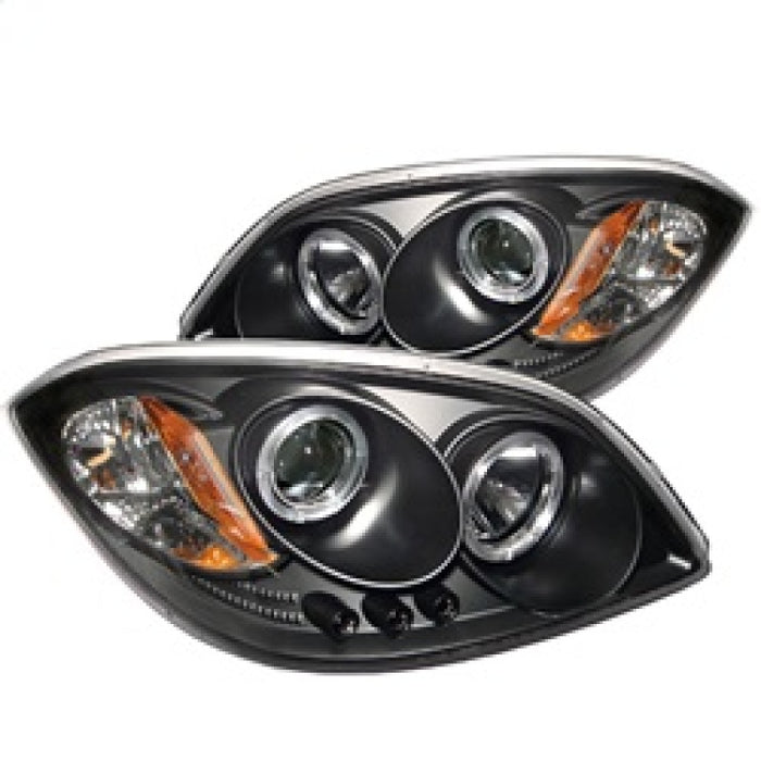 Phares de projecteur Spyder Chevy Cobalt 05-10/Pontiac G5 07-09 LED Halo LED Blk PRO-YD-CCOB05-HL-BK