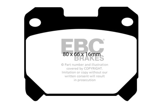 EBC 93-98 Toyota Supra 3.0 Twin Turbo Greenstuff Rear Brake Pads