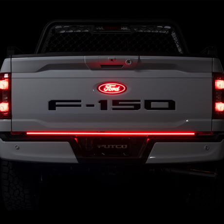 Barre lumineuse de hayon à DEL Freedom Blade de 60 po pour Ford F150 de Putco 21-23 avec feux arrière à DEL d'usine