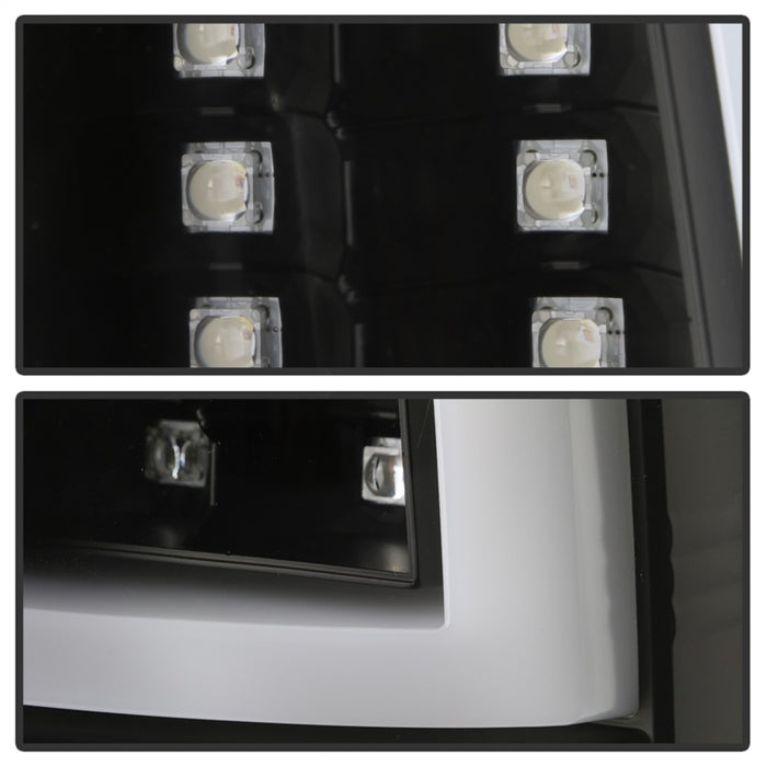 Spyder 03-06 Chevy Silverado - (Ne convient pas aux marchepieds) Feux arrière à LED - Tout noir ALT-YD-CS03V2-LED