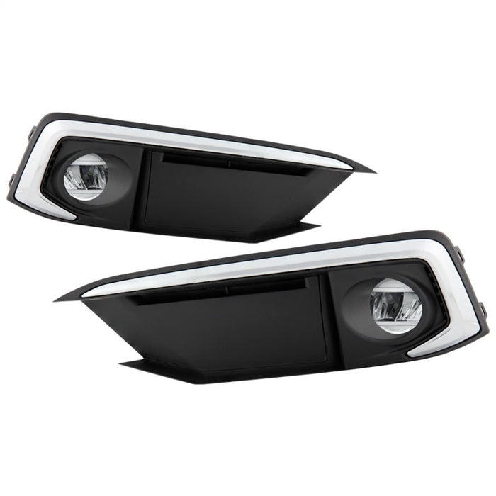 Feux antibrouillard à LED Spyder Honda Civic 2019+ OEM avec interrupteur OEM - Transparent FL-HC2019-LED-C