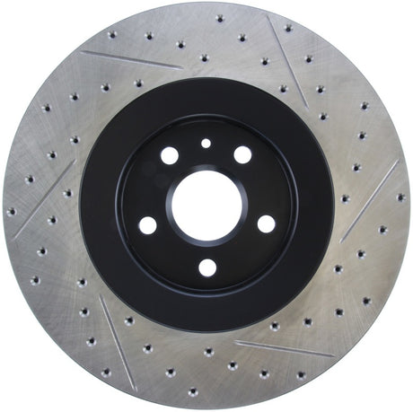 Disque de frein sport droit percé et fendu StopTech pour Cadillac CTS-V 2009
