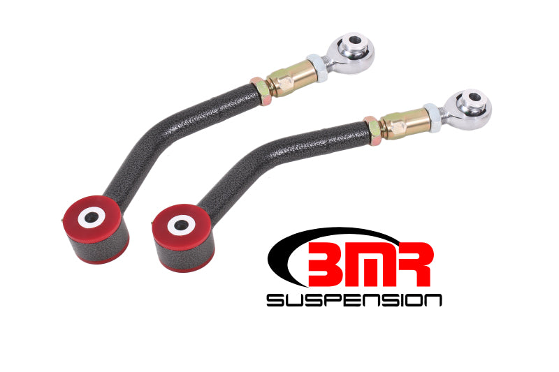 Bras de suspension supérieurs BMR 08-17 Challenger, embouts de tige réglables sur véhicule (polyuréthane) - Noir martelé