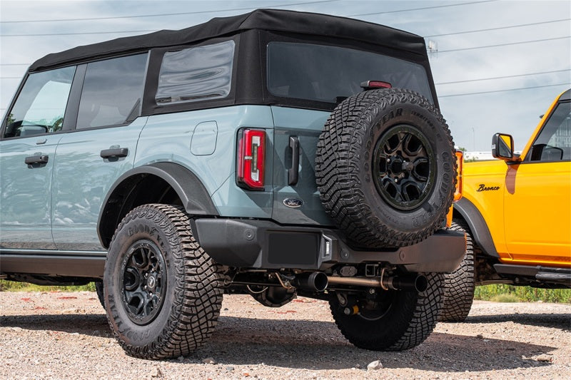 Corsa 21-25 Ford Bronco 2.7L 4-Door 2.75in Cat-Back Dual Rear Exhaust w/4in Straight-Cut Polish Tips