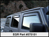 Pare-soleils pour fenêtre EGR 07+ Jeep Wrangler JK - Lot de 4