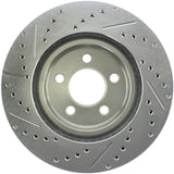 StopTech Select Sport 06-17 Dodge Charger/14-17 Chrysler 300 Slotted & Drilled Front Left Rotor