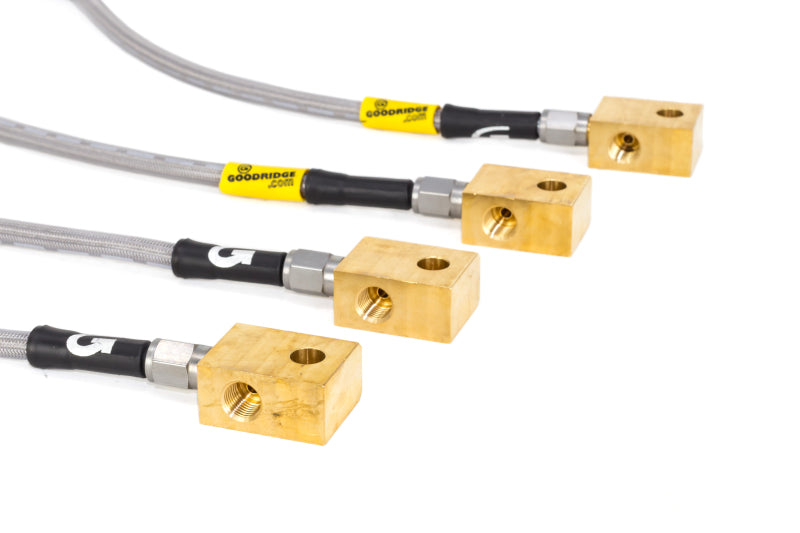 Kit de conduites de frein SS Goodridge 10-14 Nissan GT-R (de base uniquement)