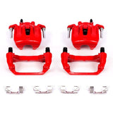 Étriers avant rouges Power Stop 03-07 Nissan Murano avec supports - Paire