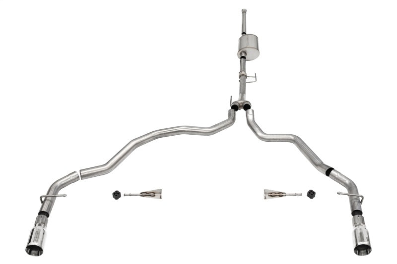 Corsa 2021-2022 Ford F-150 SuperCrew/6,5 po Bed 3,5L V6 Sport Cat-Back Double sortie arrière-poli
