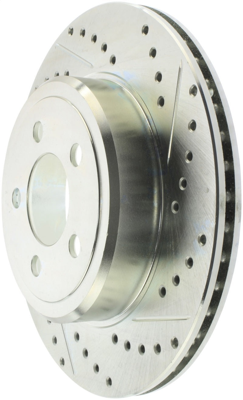 StopTech Select Sport 2011-2012 Dodge Challenger RT Drilled and Slotted Rear Left Brake Rotor