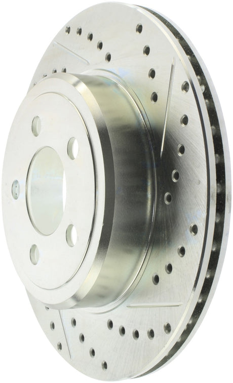 StopTech Select Sport 2011-2012 Dodge Challenger RT Drilled and Slotted Rear Left Brake Rotor