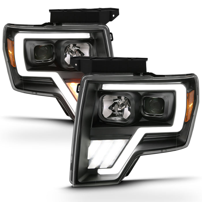 Barre lumineuse de projecteur ANZO 2009-2013 Ford F-150 G4 Switchback HLBlack Amber