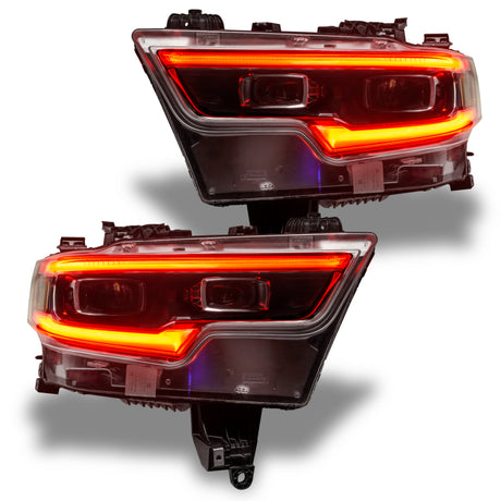 Oracle 19-21 RAM 1500 Headlight DRL Kit Proj. LED - RGBW+A w/ Simple Controller