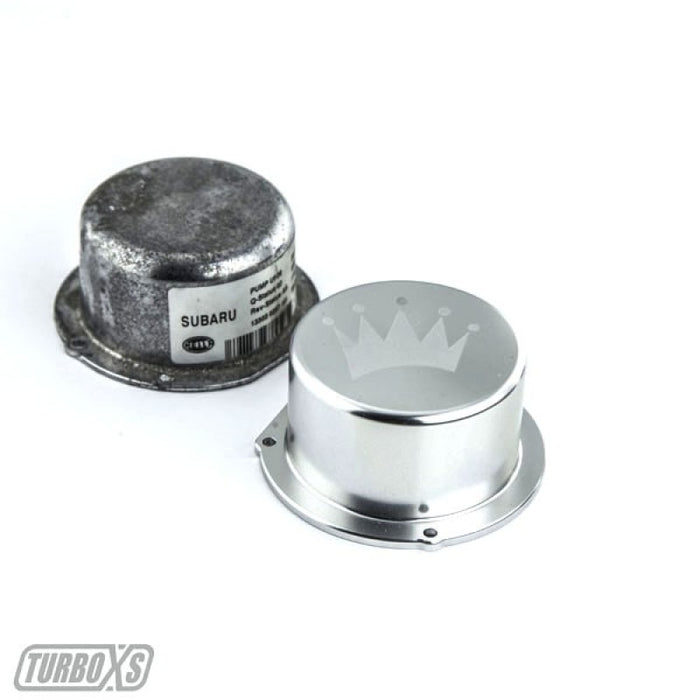 Couvercle de pompe à vide en aluminium billette pour Subaru WRX Turbo XS 15-16 - Argent