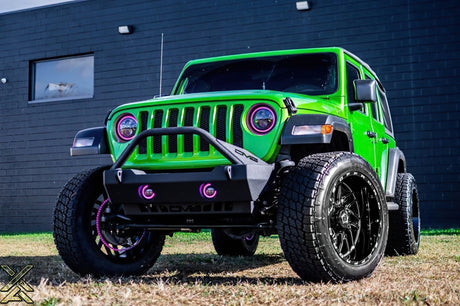 Phares à DEL haute puissance Oracle Jeep Wrangler JL/Gladiator JT 7 po (paire) - Dynamique VOIR LA GARANTIE