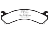 Plaquettes de frein arrière extra-robustes EBC 01-05 Chevrolet Silverado 3500 (2WD)