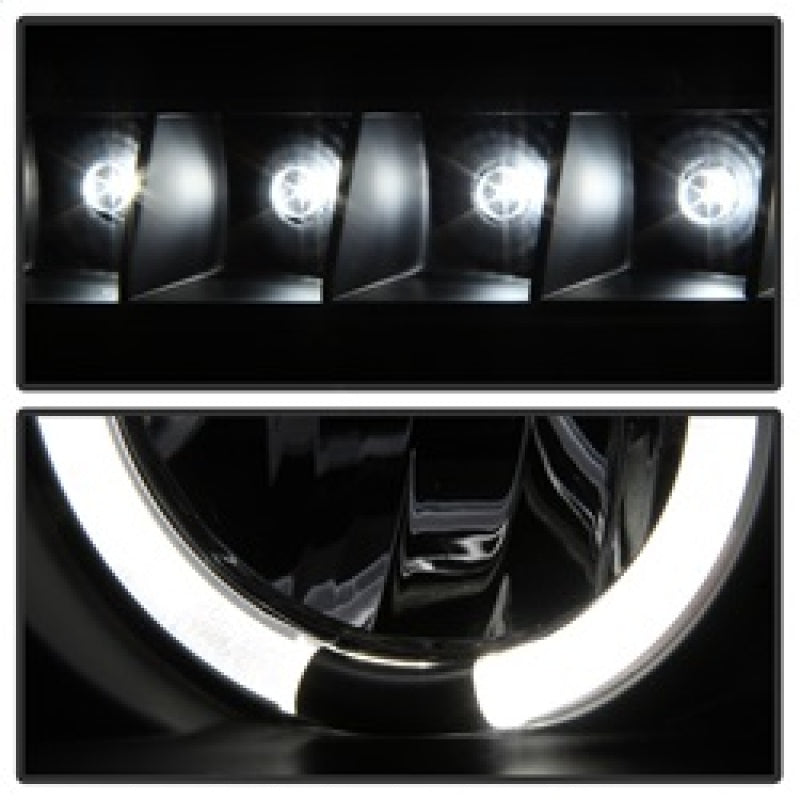 Phares de projecteur Spyder Toyota Tundra 07-133 LED Halo LED Blk PRO-YD-TTU07-HL-BK