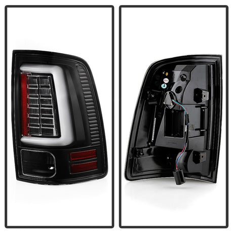 Feux arrière à DEL pour Dodge Ram 2013-2014 Spyder - Tout noir ALT-YD-DRAM13V2-LED-BKV2