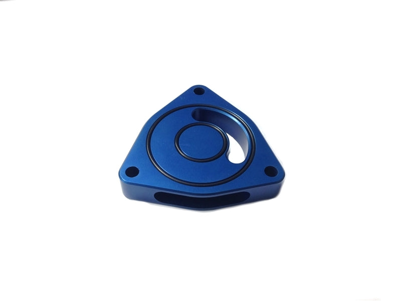 Torque Solution Blow Off BOV Sound Plate (Blue): Hyundai Sonata 2.0T