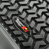 Revêtement de plancher avant Rugged Ridge noir pour Jeep Wrangler Unlimited JK 4 portes 2007-2018