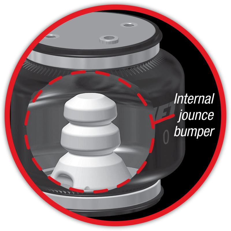 Ressort pneumatique de rechange pour élévateur à air - Loadlifter 5000 Ultimate type soufflet avec amortisseur de rebond interne