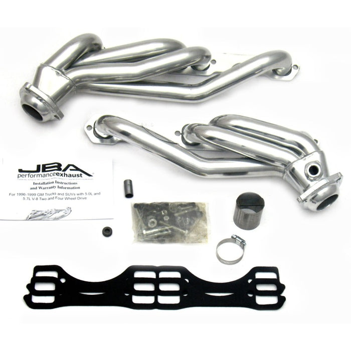 JBA 96-00 GM Truck 5.0L/5.7L SBC sans AIR 1-1/2 po primaire Silver Ctd Cat4Ward Header