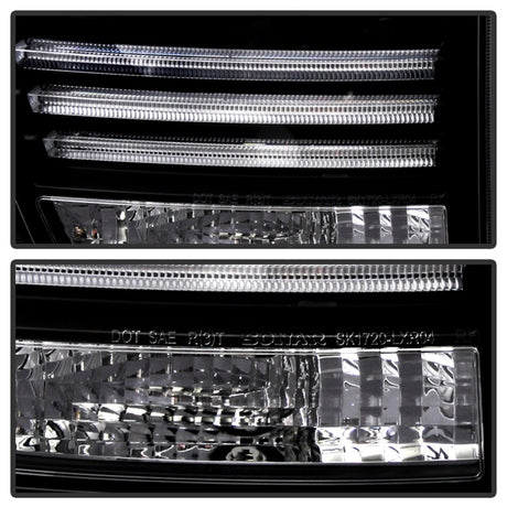 Feux arrière à LED Spyder Lexus RX330/RX350 04-09 Noir ALT-YD-LRX04-LED-BK