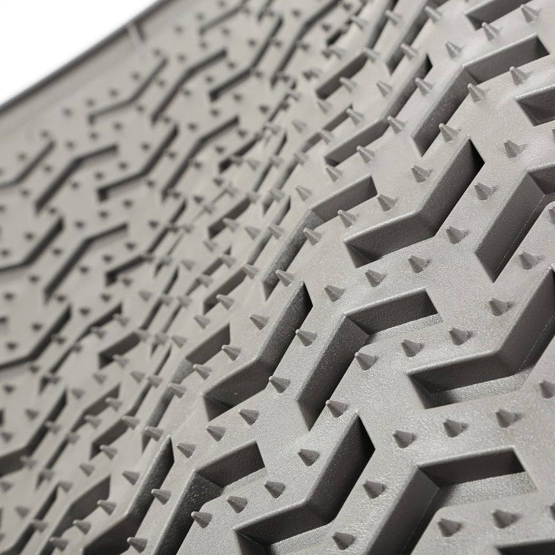 Revêtement de plancher avant Rugged Ridge gris pour Ford F-150 / Raptor / Extended / Super Crew Cab 2015-2020