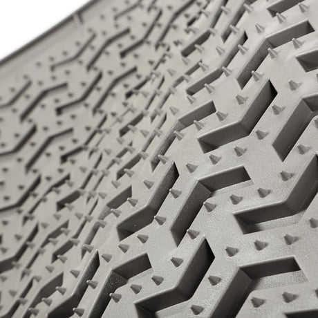 Revêtement de plancher avant Rugged Ridge gris pour Ford F-150 / Raptor / Extended / Super Crew Cab 2015-2020