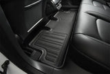 3D MAXpider 21-23 Polestar 2 Elitect 1st & 2nd Row Floormats - Black 3D MAXpider