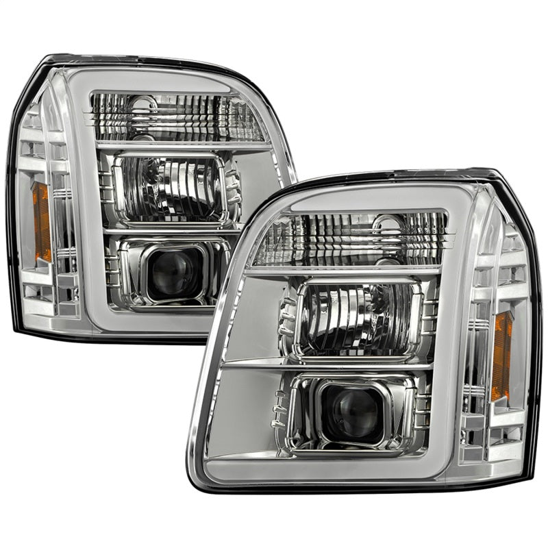 Phares de projecteur Spyder GMC Yukon 07-14/Denali 07-14 /XL 07-14 V2 - Chrome PRO-YD-GY07V2SI-C