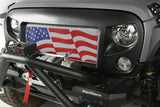 Grille de calandre Rugged Ridge avec drapeau américain 07-18 Jeep Wrangler