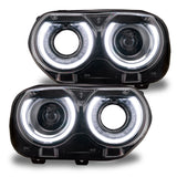 Oracle 15-21 Dodge Challenger RGB+W Headlight DRL Kit - ColorSHIFT w/ Simple Cntrl
