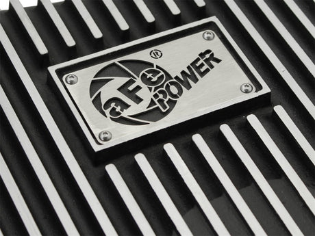 Carter de transmission de puissance aFe usiné noir 11-14 Ford 6R140 Trucks V8 6,7 L (td)
