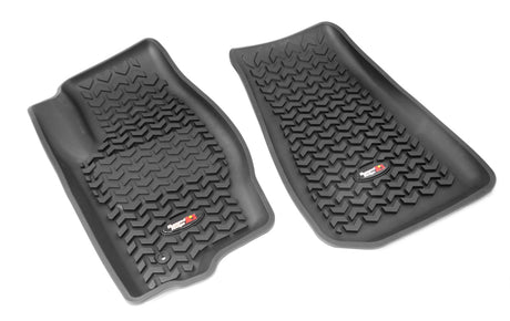 Revêtement de plancher avant Rugged Ridge noir 2007-2012 Dodge / Jeep Caliber / 07-17 Compass / Patriot MK