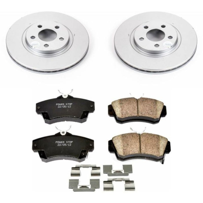 Kit de freins avant Power Stop 01-10 Chrysler PT Cruiser Z17 Evolution Geomet avec revêtement