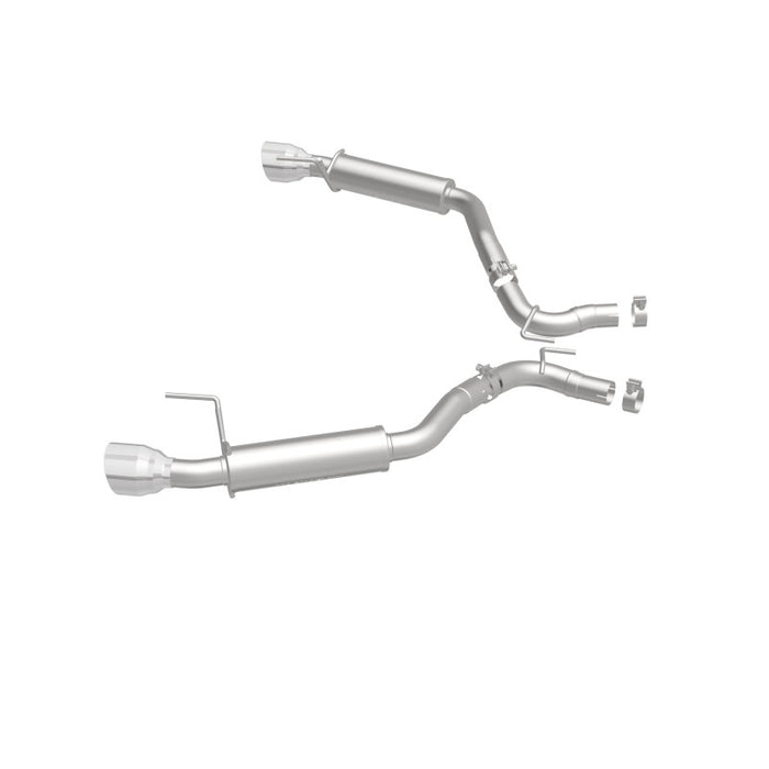 Essieu arrière MagnaFlow, SS, 2,5 po, compétition, double polissage fendu, embout de 4,5 po, Ford Mustang Ecoboost 2015