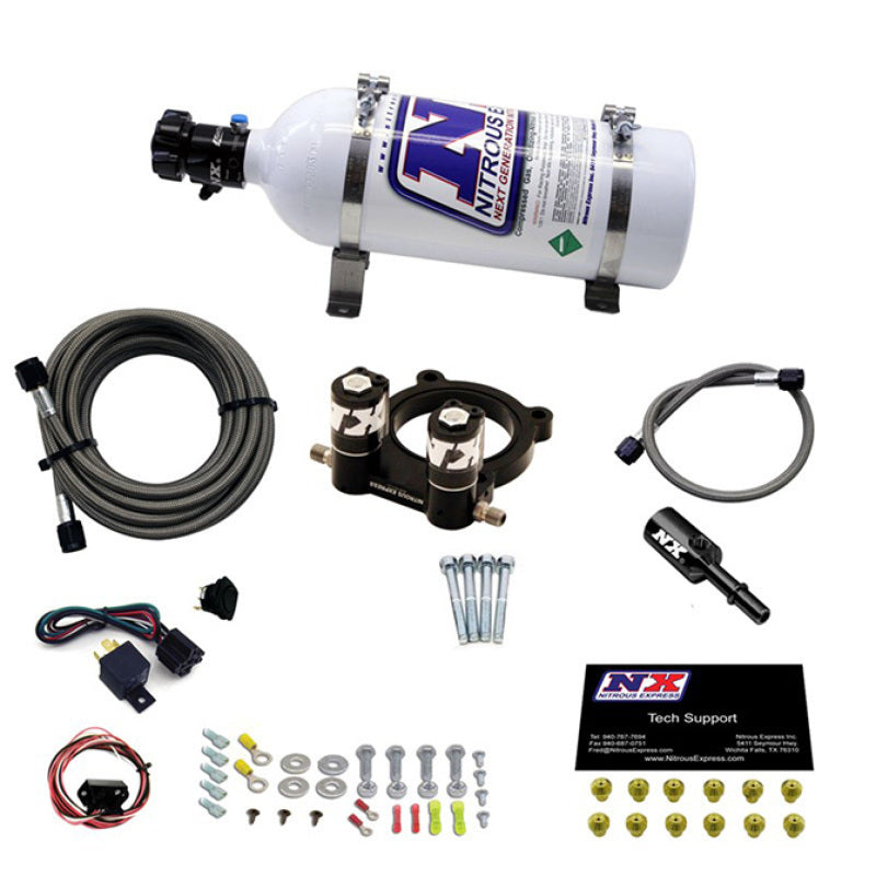 Kit de plaque nitreuse Nitrous Express Ford 2,3 L Ecoboost avec bouteille de 5 lb