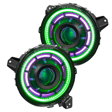Phares projecteurs Oracle Oculus Bi-LED pour Jeep JL/Gladiator JT - ColorSHIFT 2 VOIR LA GARANTIE